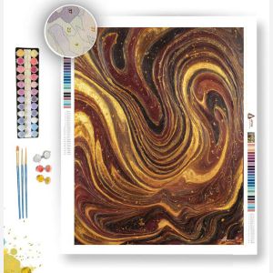 GOLDEN CURRENTS - Paint by Numbers Full Kit