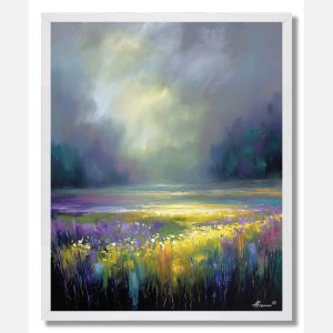 RAINBOW MEADOW - FRAMED