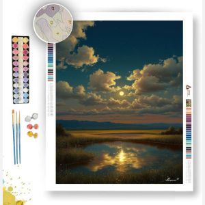 CANDLED NIGHT - Paint by Numbers Full Kit