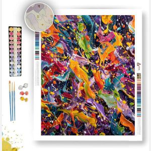 WHIRLING COLORS - Paint by Numbers Full Kit