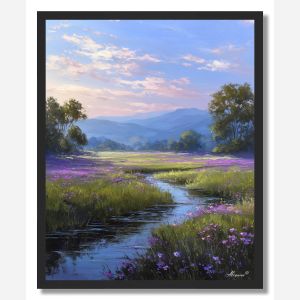 VIOLET MEADOWS - FRAMED