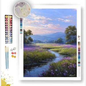 VIOLET MEADOWS - Paint by Numbers Full Kit