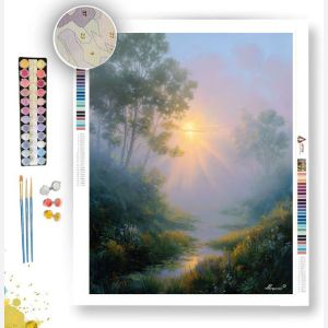 SUNLIT AWAKENING - Paint by Numbers Full Kit
