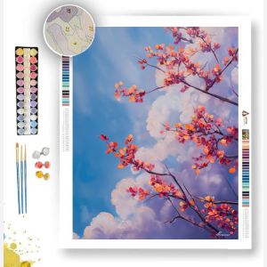 RISING BLOSSOMS - Paint by Numbers Full Kit
