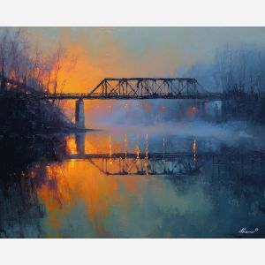 BRIDGE AT DAWN