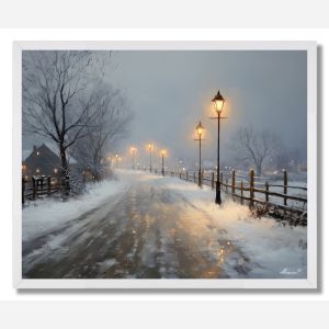 FROSTED ROAD - FRAMED