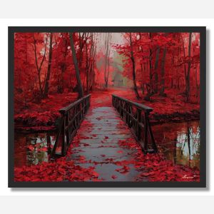 AUTUMN CROSSING - FRAMED