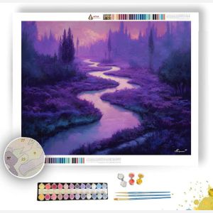 LILAC WATERWAY - Paint by Numbers Full Kit