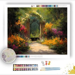 GARDEN GATEWAY - Paint by Numbers Full Kit