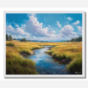 MEADOW STREAM - FRAMED