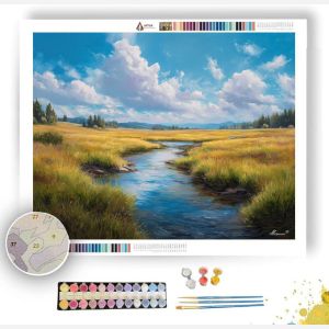MEADOW STREAM - Paint by Numbers Full Kit