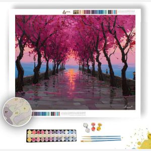 BLOSSOM PATHWAY - Paint by Numbers Full Kit