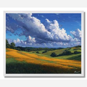 CLOUDLIGHT MEADOW - FRAMED