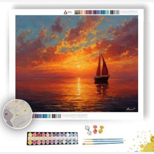 SAIL INTO LIGHT - Paint by Numbers Full Kit