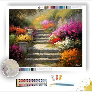 GARDEN STAIRS - Paint by Numbers Full Kit
