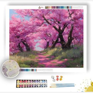 BLOSSOM ROAD - Paint by Numbers Full Kit