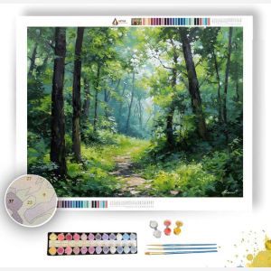 FOREST FOOTPATH - Paint by Numbers Full Kit