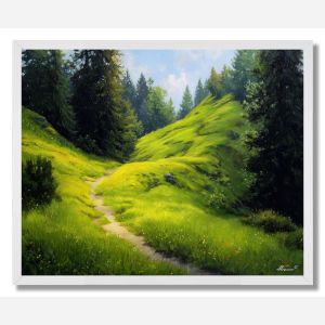 HILLSIDE TRAIL - FRAMED