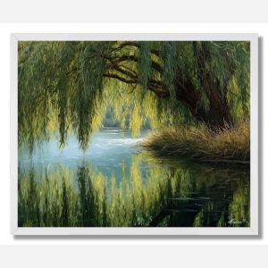 WILLOW BY THE WATER - FRAMED