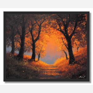 AUTUMN FOOTPATH - FRAMED