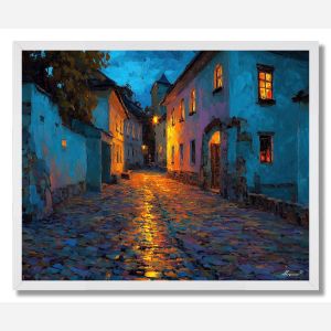 VILLAGE ROAD - FRAMED