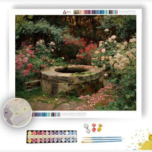 OLD GARDEN WELL - Paint by Numbers Full Kit