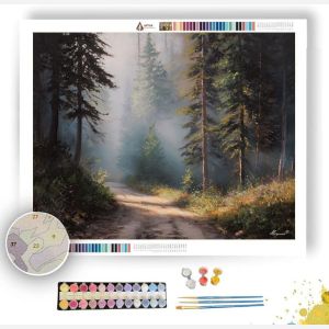 SILVER PINE ROAD - Paint by Numbers Full Kit