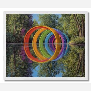 RAINBOW REFLECTIONS - FRAMED