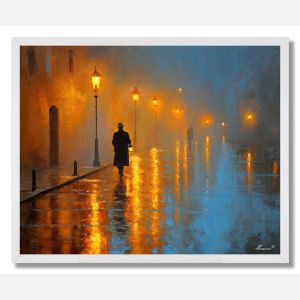 LANTERN WALK - FRAMED