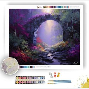 BRIDGE IN BLOOM - Paint by Numbers Full Kit