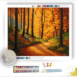 AUTUMN PATHWAY - Paint by Numbers Full Kit