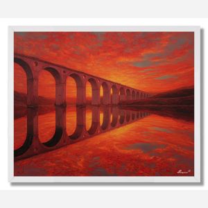 SUNSET BRIDGE - FRAMED
