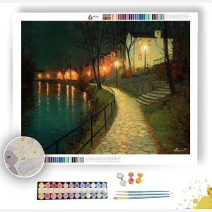 RIVERSIDE WALKWAY - Paint by Numbers Full Kit