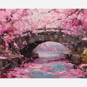 BRIDGE UNDER BLOSSOMS