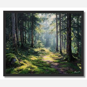 FOREST CLEARING - FRAMED