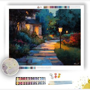 STONE PATH HOME - Paint by Numbers Full Kit