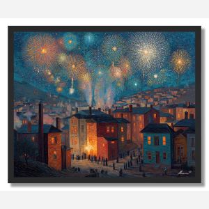 HILLSIDE CARNIVAL - FRAMED