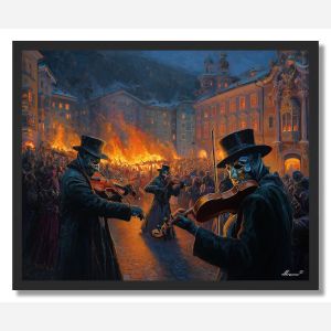 CARNIVAL IN TYROL - FRAMED