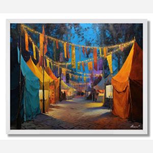 VILLAGE FAIRLIGHTS - FRAMED