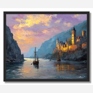 RIVER RHINE MAGIC - FRAMED