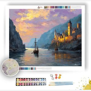 RIVER RHINE MAGIC - Paint by Numbers Full Kit