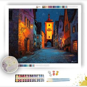 ROTHENBURG NIGHT SONG - Paint by Numbers Full Kit