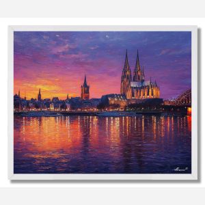 COLOGNE LIGHTS - FRAMED