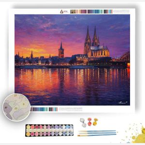 COLOGNE LIGHTS - Paint by Numbers Full Kit