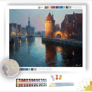 LUBECK TWILIGHT - Paint by Numbers Full Kit