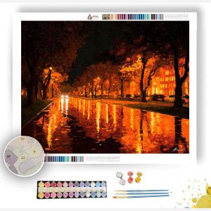LINDEN AVENUE GLOW - Paint by Numbers Full Kit