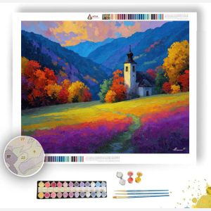 BAVARIAN CHAPEL LIGHT - Paint by Numbers Full Kit