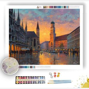 MUNICH SUNSET - Paint by Numbers Full Kit