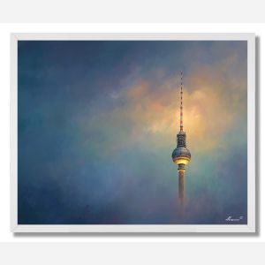 TOWER ABOVE THE CITY - FRAMED