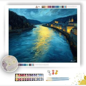 PASSAU RIVER MEETING - Paint by Numbers Full Kit
